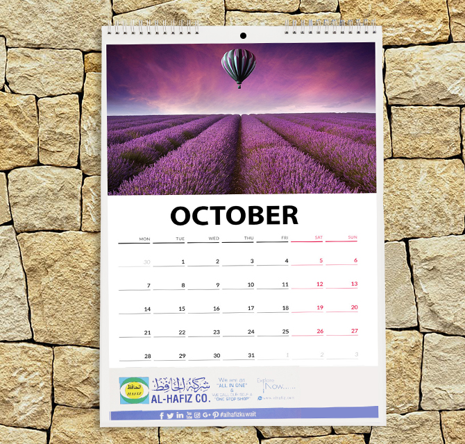 Custom & Promotional Wall Calendars Printing