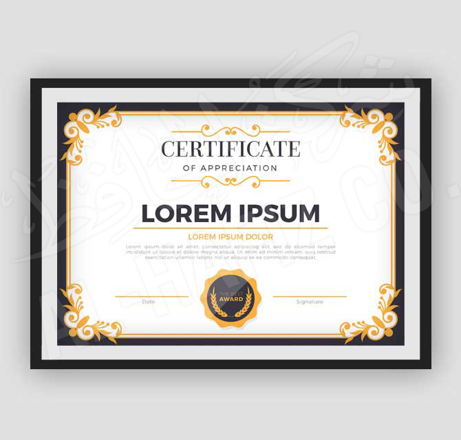  Acrylic A4 Certificate Holder 