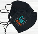 Face Mask - Non-Medical- Black Valve - Cotton
