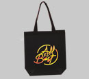 Black Tote Bag DTF Printing