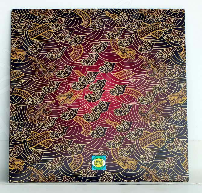 Maroon Floral Envelop