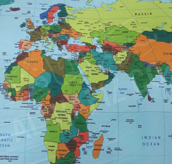 Color Map Printing - 160gsm