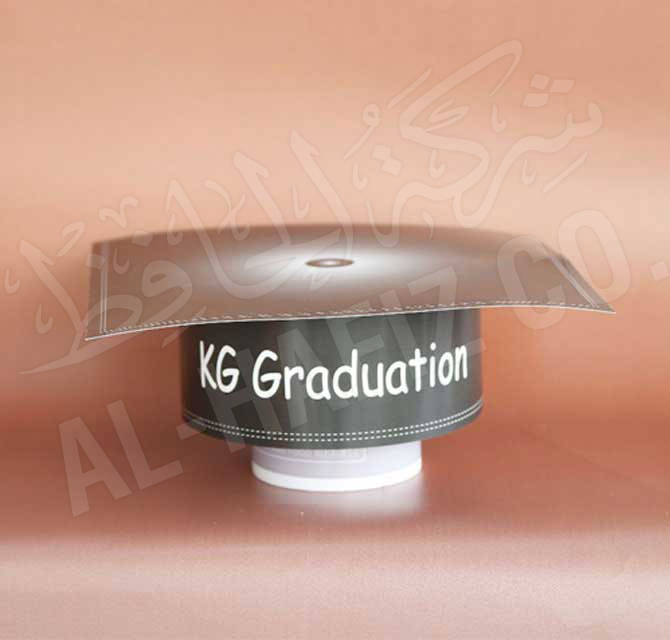 طباعة وقص من قالب ورق قبعة التخرج