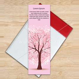 Colorful Flower Bookmark Template