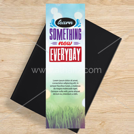 Something New Every Day Bookmark Template	