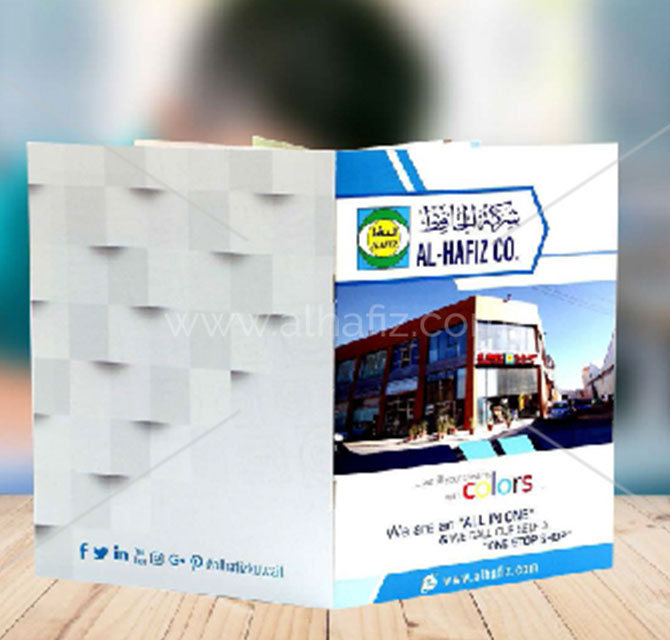 Digital printed A5 size Brochure 