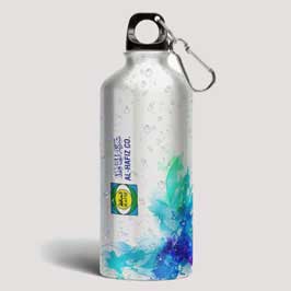  Full Color Printed  Water Bottle - Silver