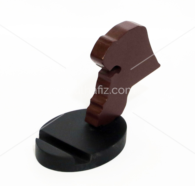 Map Printed Wooden Mobile Holder