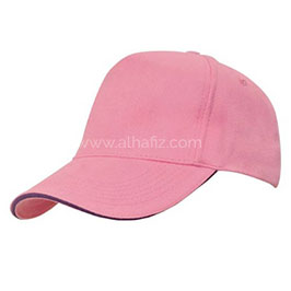 Hans Larsen Cotton Cap-pink/purple Sandwich
