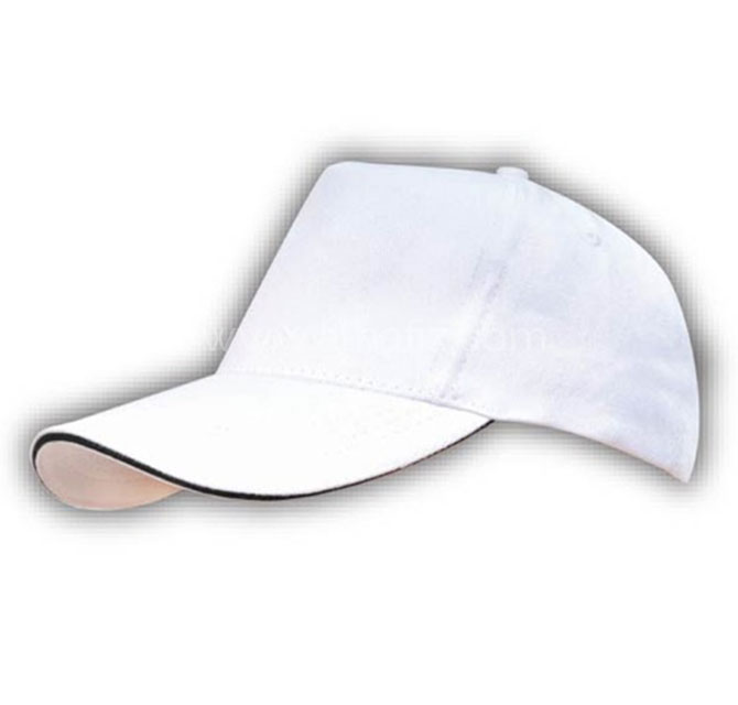 Hans Larsen Cotton Cap-White/Black