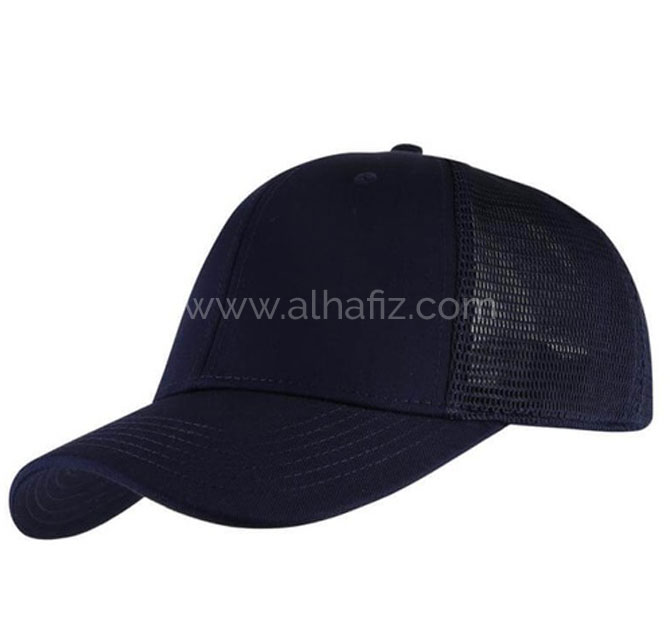 SWIFT - Santhome 6 Panel Trucker Cap - Navy Blue