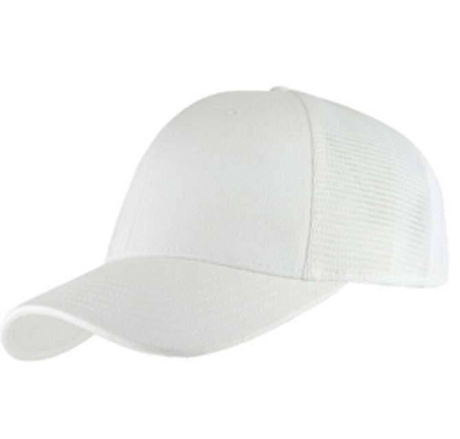 SWIFT - Santhome 6 Panel Trucker Cap - White