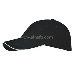 Santhome Nu-fitÂ® Performance Stretch-fitted Cap - Black / White