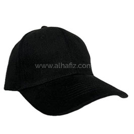 Tartu - 6 Panel Heavy Brushed Cotton Cap - Black