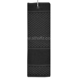 Maraba - Sports Hand Towel With Carabiner - Black