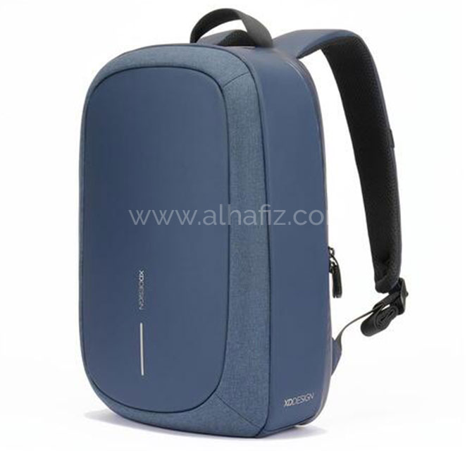 Bobby Edge Anti-Theft Backpack - Navy Blue