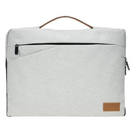 Salcea - Santhome 15 Laptop Sleeve - Grey/tan