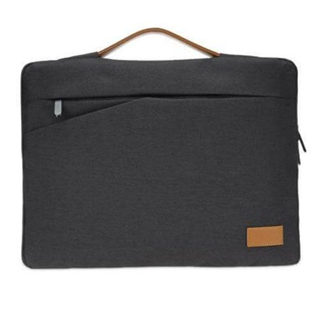 SALCEA - Santhome 15 Laptop Sleeve - Black/Tan