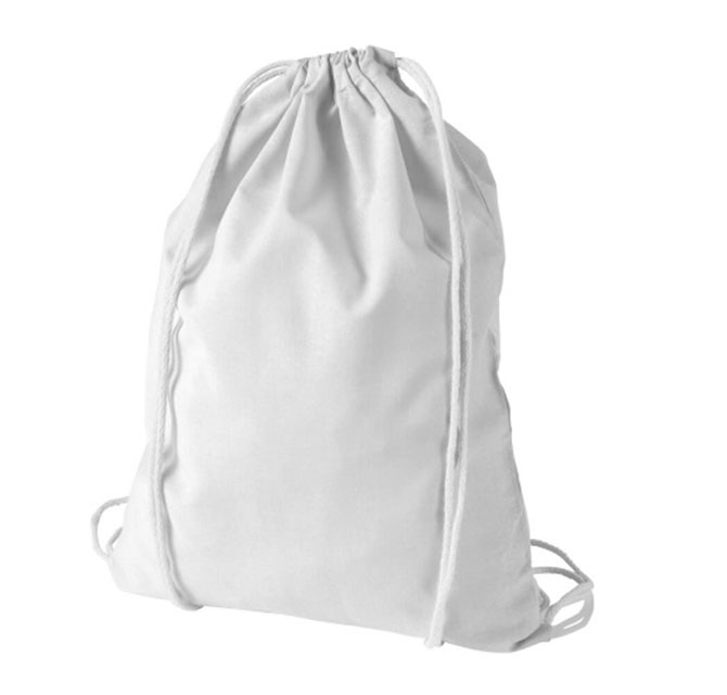 Eco-neutral Cotton Draw String Bags 240GSM -White