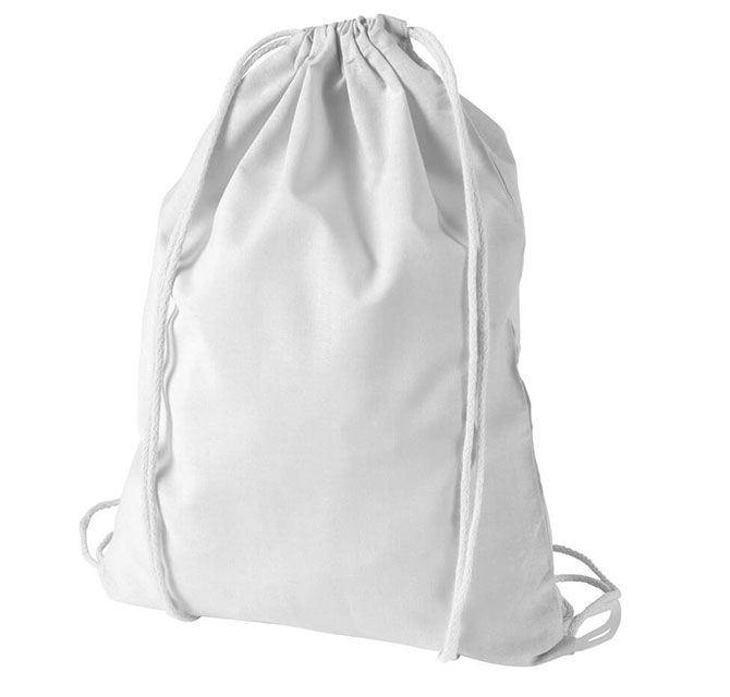 Eco-neutral Cotton Draw String Bags 240GSM -White