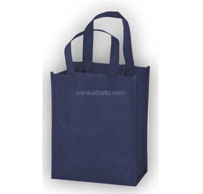 Non-Woven Shopping Bag Vertical Navy Blue