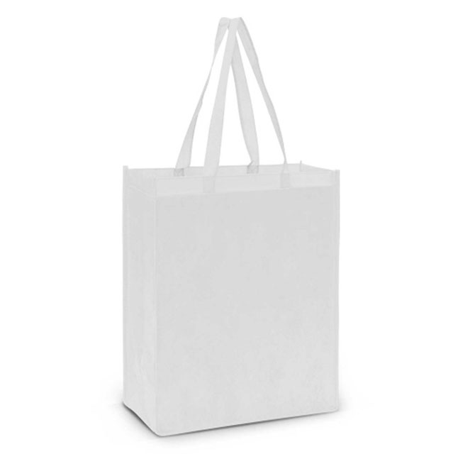 Non-woven Shopping Bag Vertical White