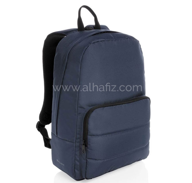Impact AWAREâ„¢ RPET Basic 15.6 Laptop Backpack - Navy Blue