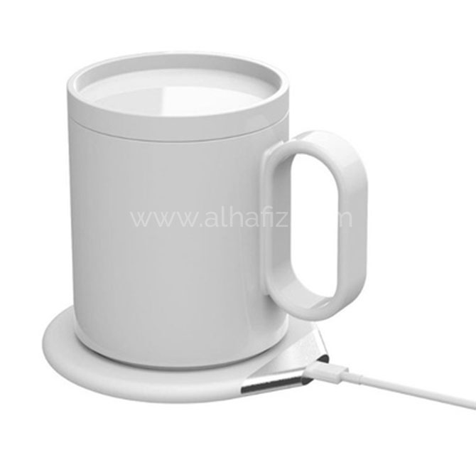 CRIVITS - Smart Mug Warmer with Wireless Charger - White