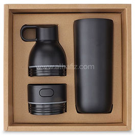 Ruvo - Change Zero 2-in-1 Modular Hydration Gift Set - Black