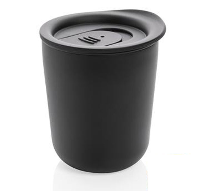 CELLE - Classic Coffee Tumbler - Black (anti-microbial)