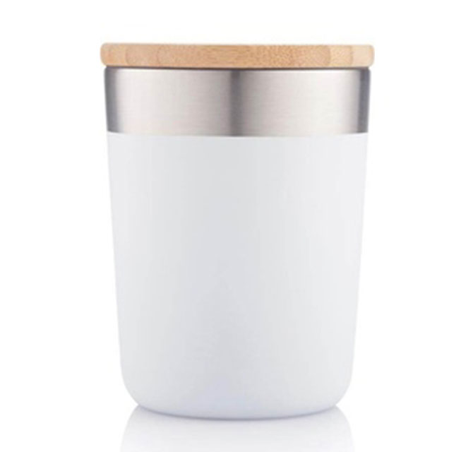 R-LAREN - CHANGE Collection Recycled Insulated Mug - White