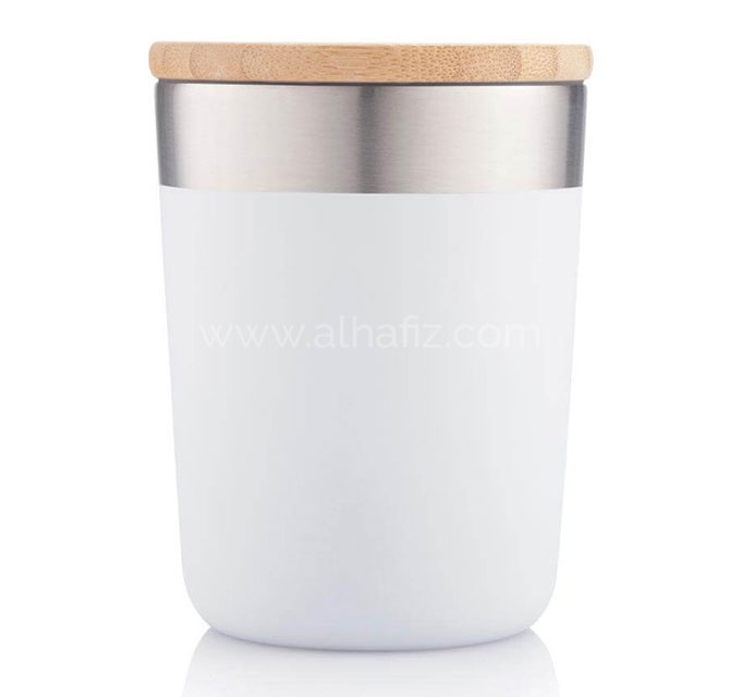 LAREN - CHANGE Collection Insulated Mug - White