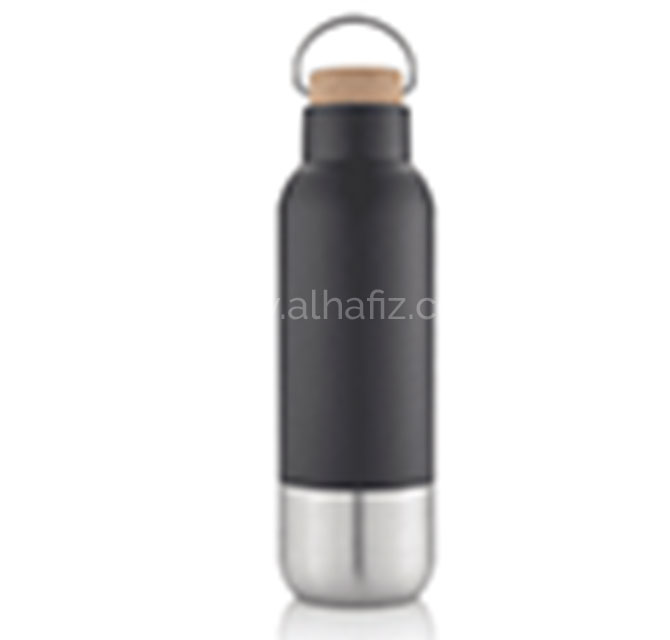 AVERSA - Hans Larsen RCS Recycled Stainless Steel Insulated Water Bottle - Black