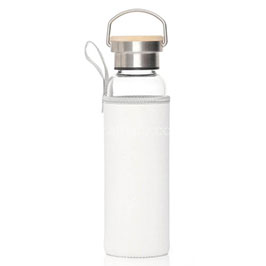 Floha - Hans Larsen Borosilicate Glass Bottle With Neo Sleeve - White