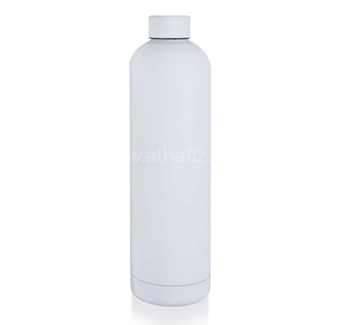 GRIGNY - Soft Touch Insulated Water Bottle - 1000ml - White