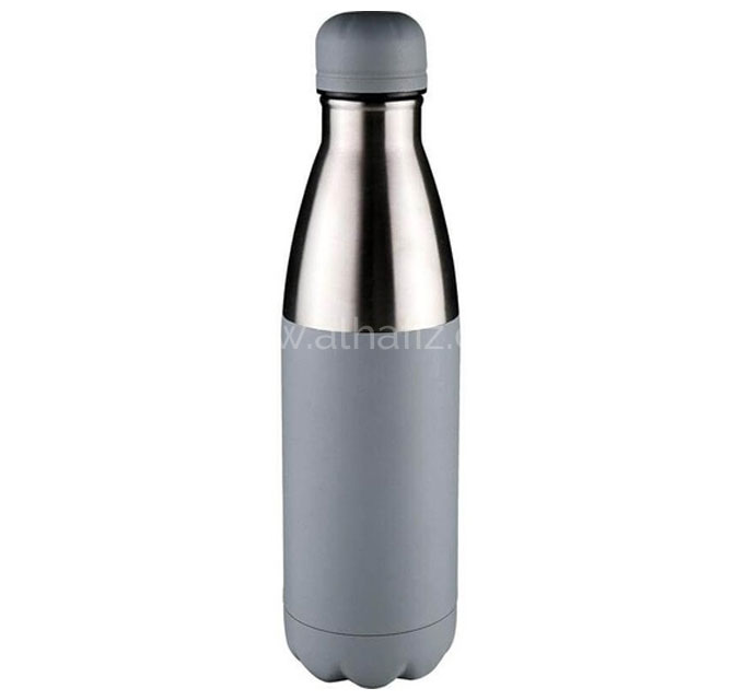 HOPA - Hans Larsen Double Wall Stainless Steel Water Bottle - Grey