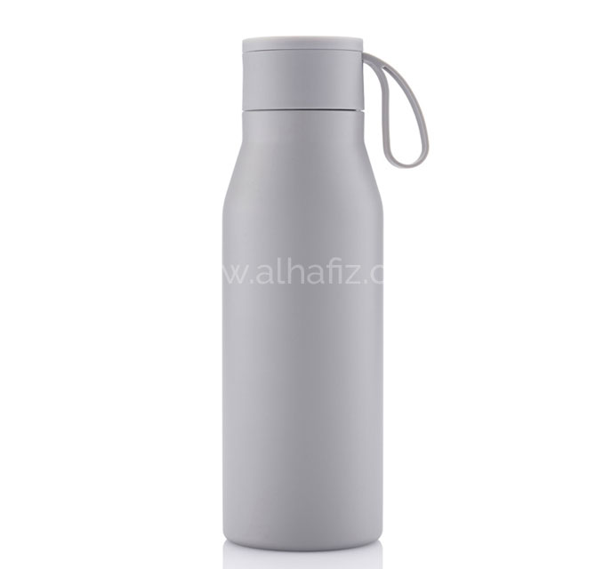 NEBRA - CHANGE Collection Vacuum Bottle with Loop - 600ml - Grey