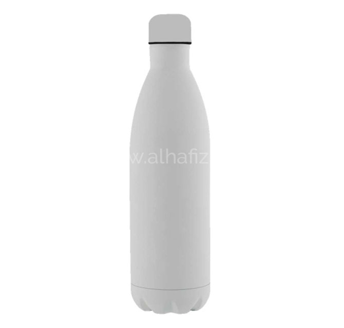 VALENCE - Soft Touch lnsulated Water Bottle - 1L - White