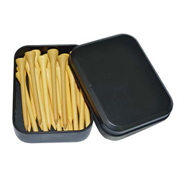 Kranji - Set Of 30 Golf Tees In A Tin Box