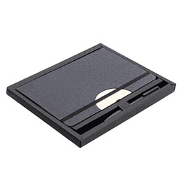 Bunde - Set Of A5 Notebook And Pen With Bamboo Element