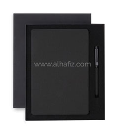 Vardim - Change Zero Sustainable Gift Set With Refillable Notebook & Pen - Black