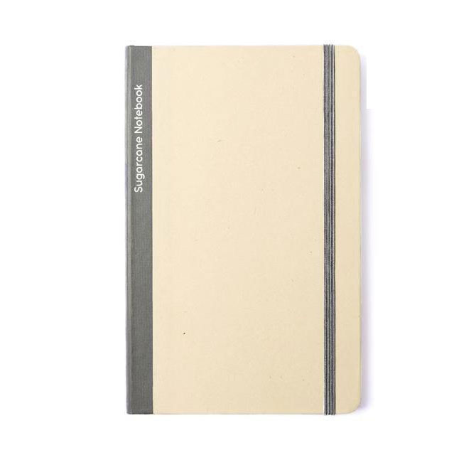 BUREN - eco-neutral Sugarcane Paper A5 Notebook - Grey