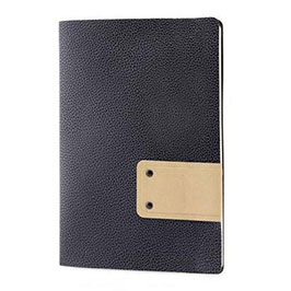 Cesis - SanthomeÂ® A5 Leatherette Journal - Black