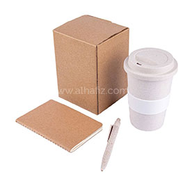 Korgan - Eco Set Of Mug, Fsc Notebook And Pen