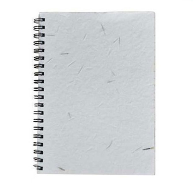 LUGO - eco-neutralÂ® B6 Soft Cover Handmade Seed Paper Spiral Notebook