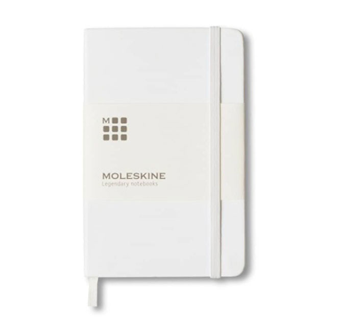 Moleskine Pocket Notebook - Hard Cover - Ruled - White