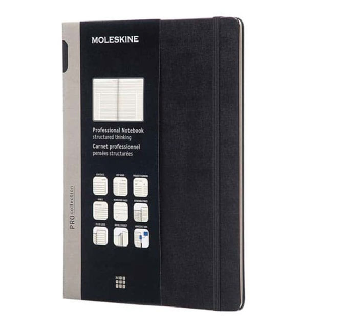 Moleskine Professional Notebooks - L Size Black