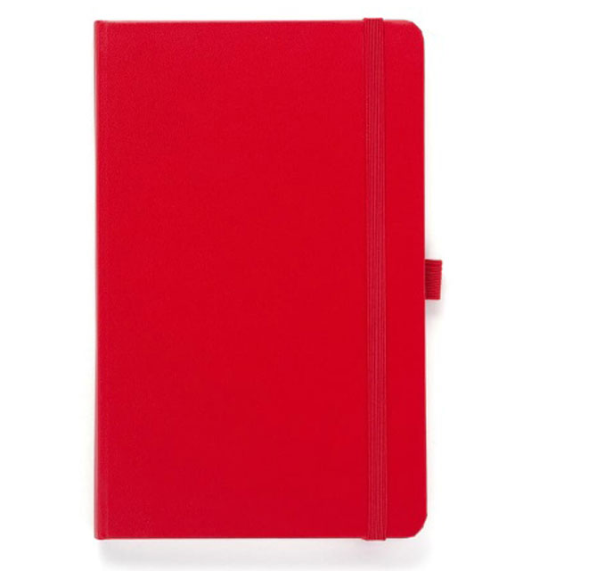 PINGER - Giftology A5 Hard Cover Ruled Notebook - Red