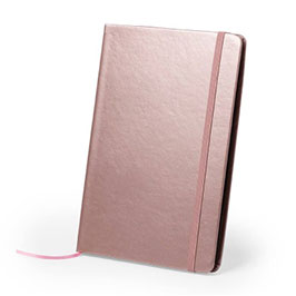 Pu A5 Notepad In Metallic Bronze Color