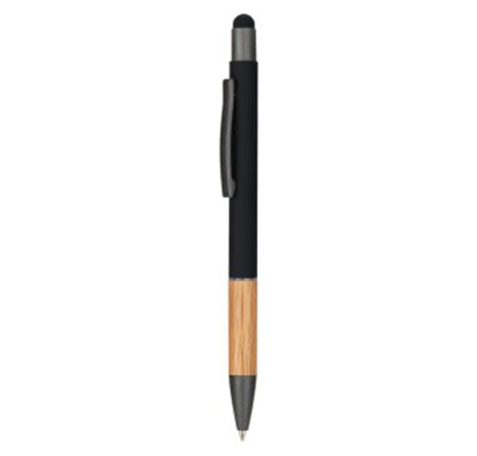 AYTOS - Metal Stylus Pen with Bamboo Grip - Black